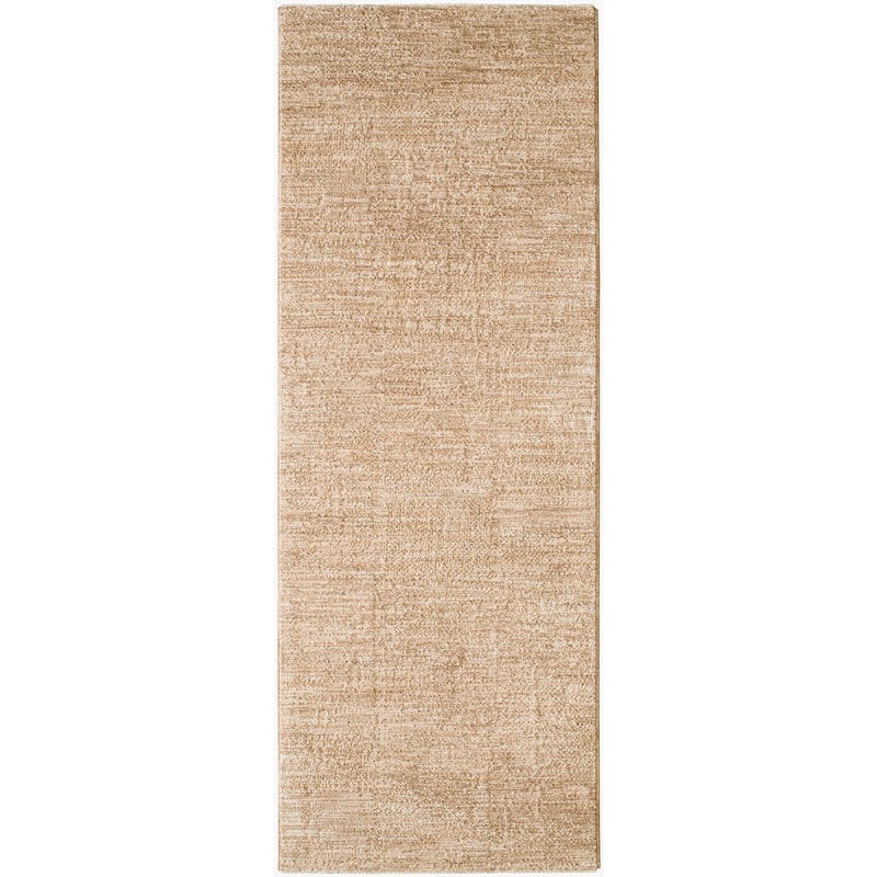 Livabliss Casual Masterpiece Abstract Area Rug - 2'7" x 7'3" - Taupe