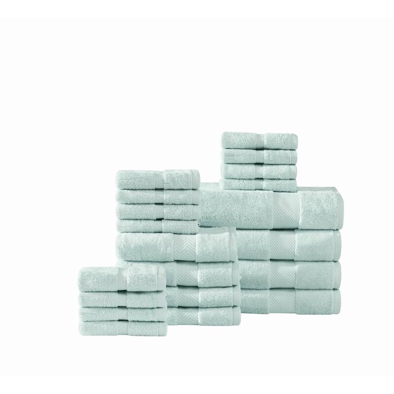 Truly Soft Complete 20 Piece Towel Set - Misty Blue