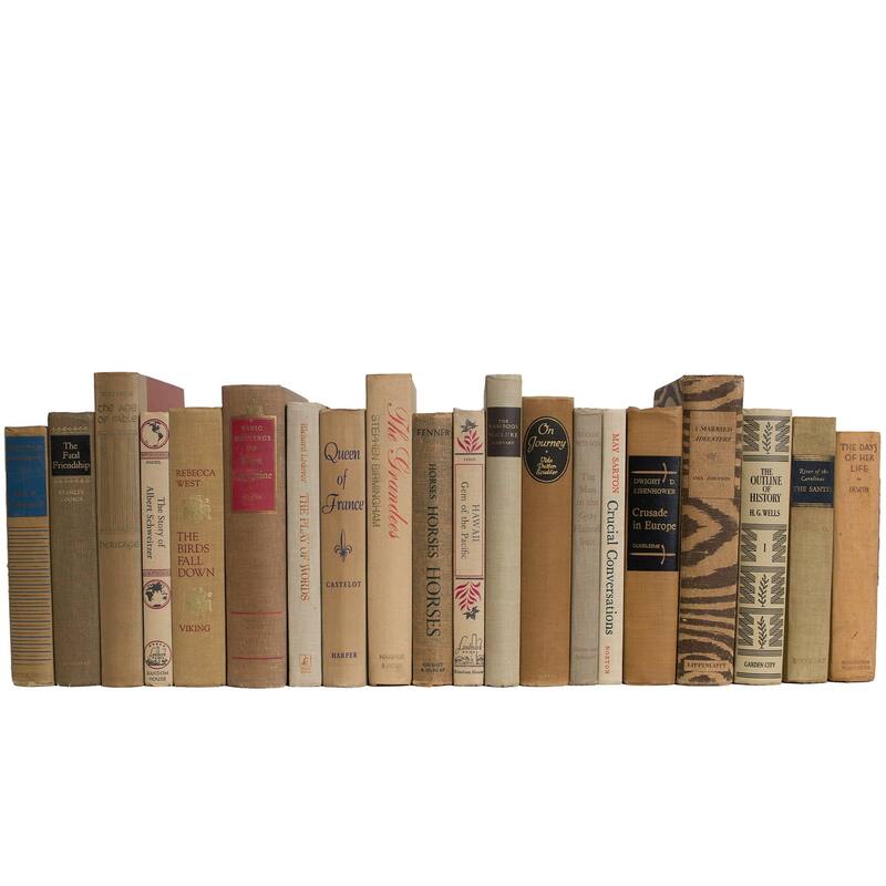 Books Tan Decorative Accessories: Vintage Driftwood Color By The Foot