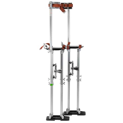 GypTool Pro 36" - 48" Drywall Stilts - Silver - 36 - 48 inches