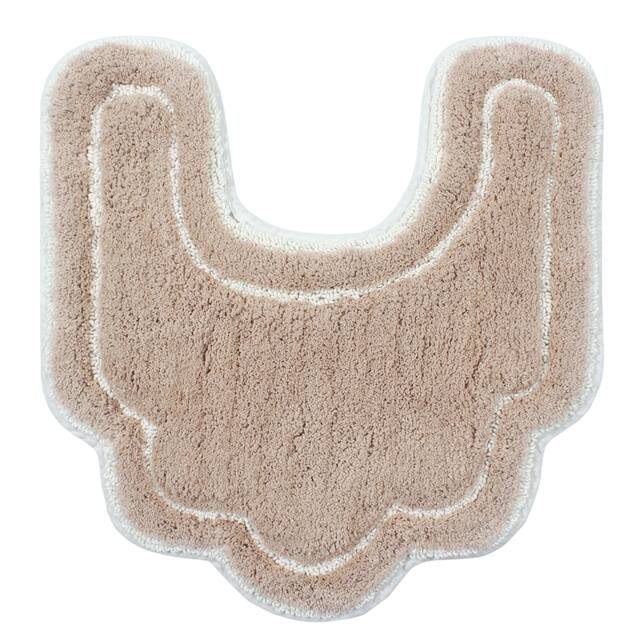 Home Weavers Allure Collection Absorbent Cotton, Machine Washable and Dry Bath Rugs