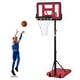 preview thumbnail 7 of 5, 4.8 to 7.7ft Basketball Hoop 44" Backboard Portable Basketball Goal