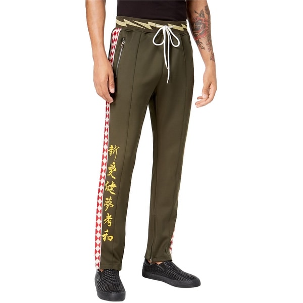 Reason Mens Flying Sharks Athletic Track Pants green L/29. Opens flyout.