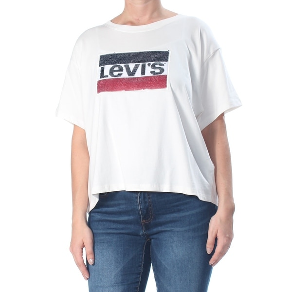 levis white top womens