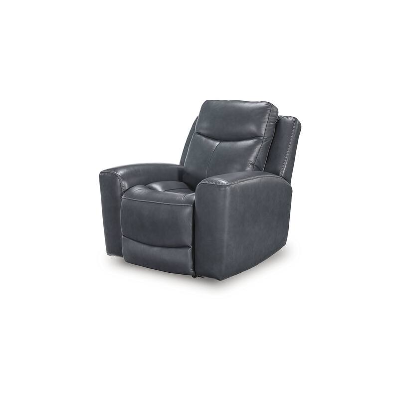 Signature Design by Ashley Mighty Moves Gray Power Recliner