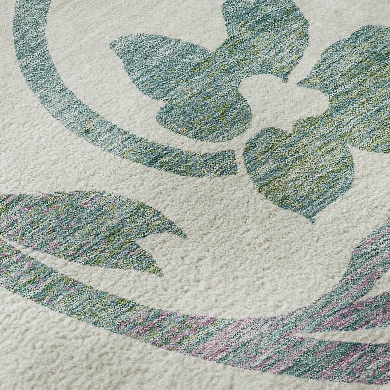 Premium Washable Super Soft Contempory Scroll Mayfield Rug