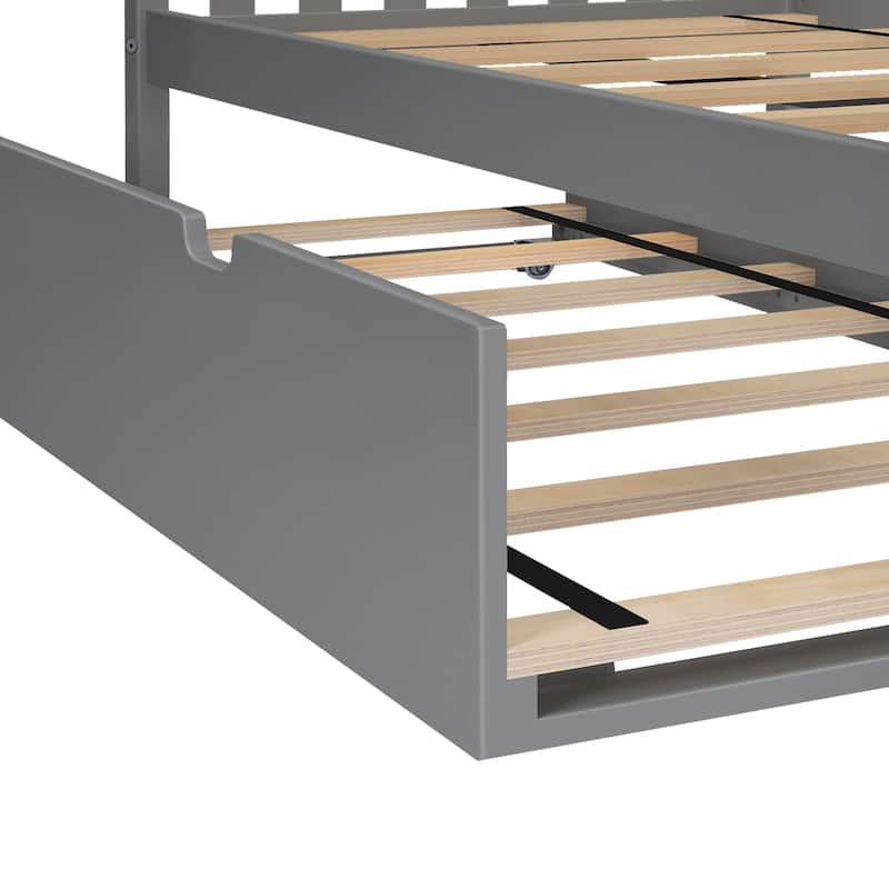 Max and Lily Twin Size Trundle Bed