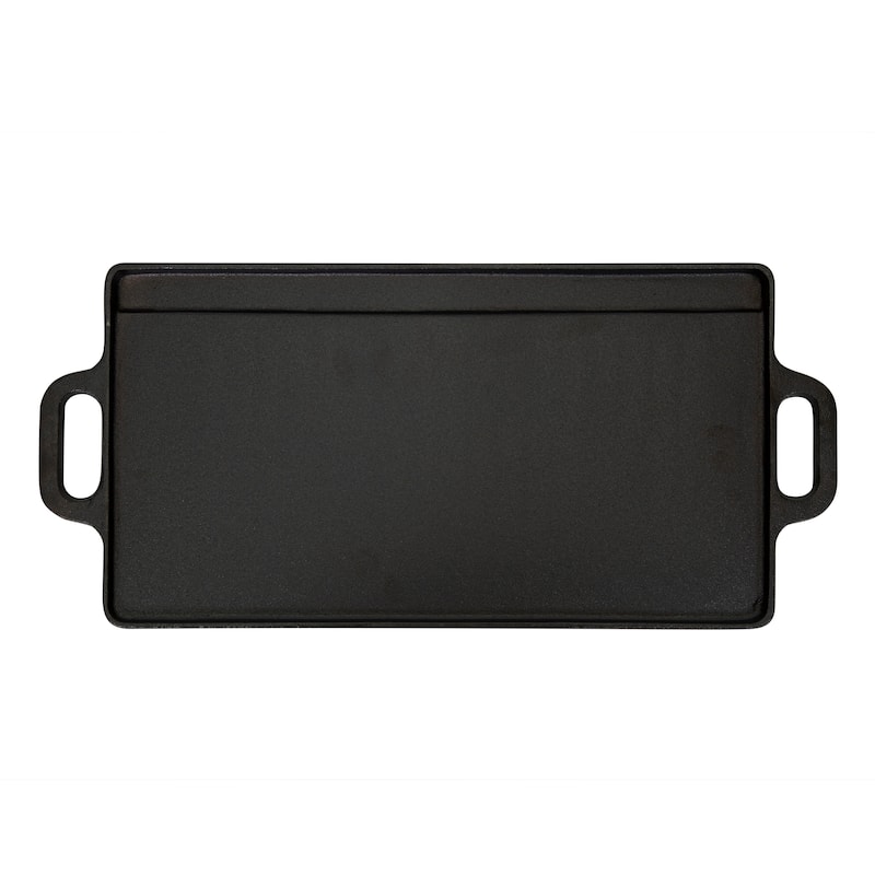 Stansport Pre-Seasoned Cast Iron Griddle with Reversible Cooking Surface