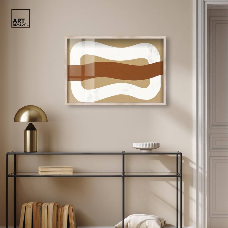 Minimal Wavy I Shadowbox by Art Remedy