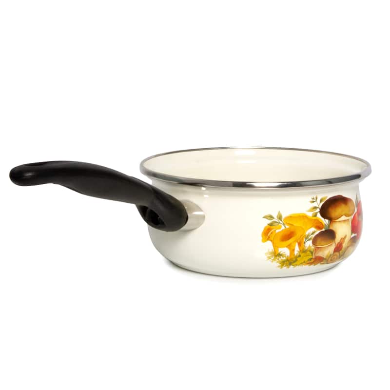 STP Goods Mushrooms Enameled Saucepan