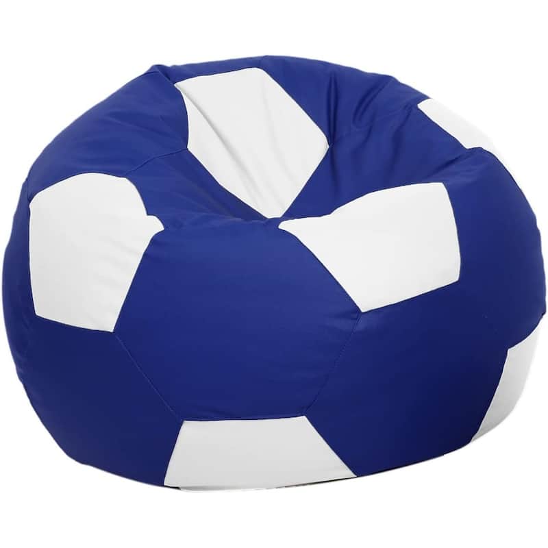 Leatherette Bean Bag Cover Without Filler, Ideal for Children and Teenagers by Ample Decor