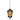 Volume Lighting 1-Light Indoor/Outdoor Golden Rust Aluminum Pendant