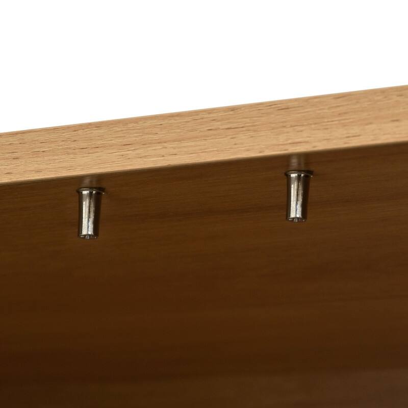 Farmhouse 66.9" TV Stand for TVs Up to 70", Wood Media Console with Adjustable Shelves and Glass Doors