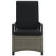 preview thumbnail 4 of 12, SAFAVIEH Outdoor Patio Furniture Herman Recliner Chair - 22"W x 32"D x 42"H