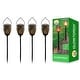 preview thumbnail 14 of 12, Solar Powered Flickering Tiki Torch Lights GLOWTORCH-4 Pack