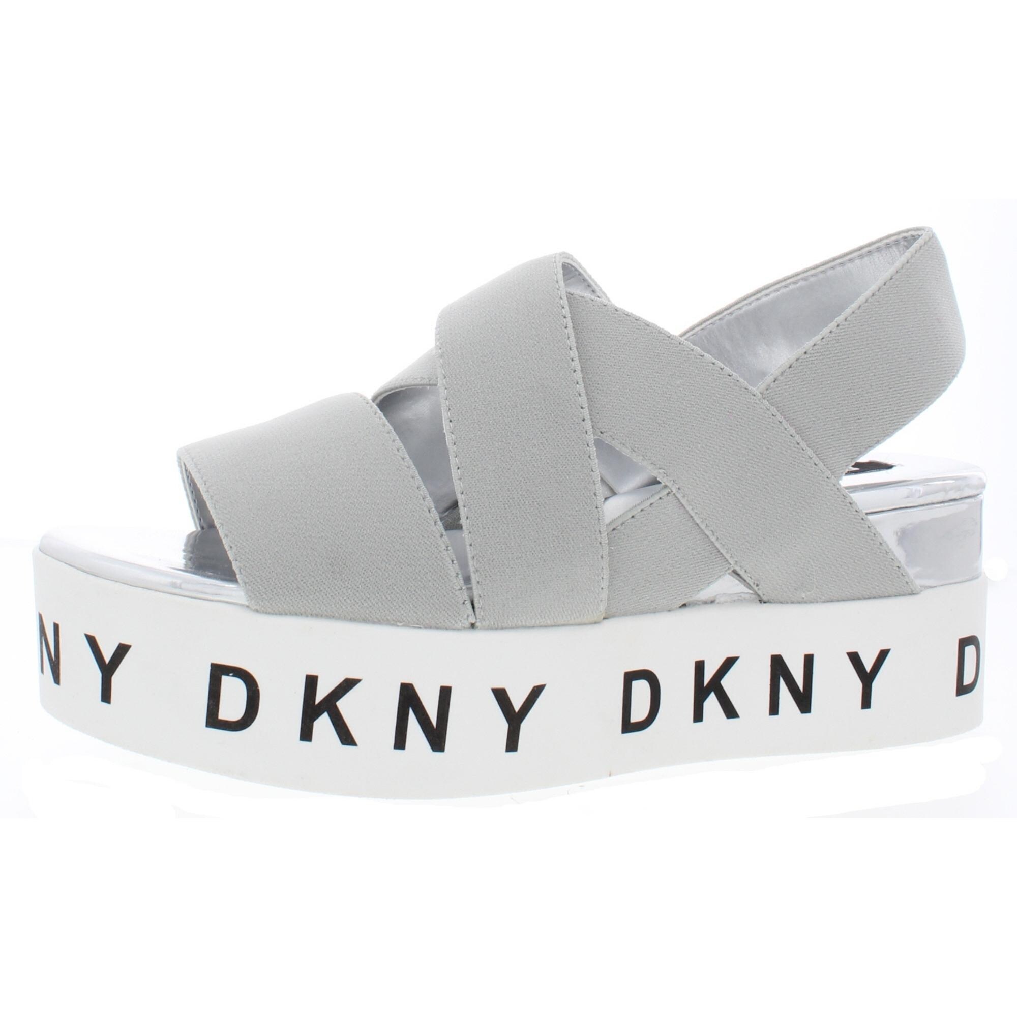 platform sandals elastic