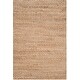 preview thumbnail 1 of 3, SAFAVIEH Handmade Natural Fiber Roksana Jute Rug - Natural - 2' 6" x 4'