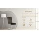 preview thumbnail 40 of 40, Modern Dining Chairs, PU Faux Leather High Back Upholstered Side Chair with C-shaped Tube Plating Metal Legs(Set of 4)