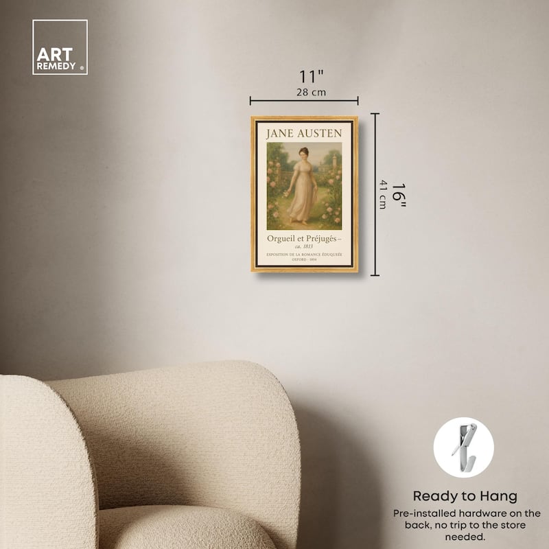 Lady in Austen's World Canvas by Art Remedy