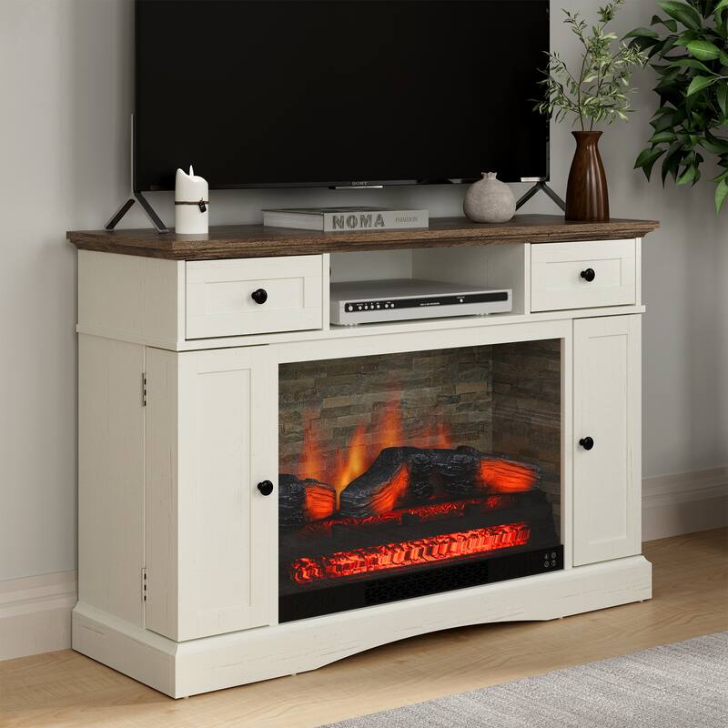 TV Stands with 28'' Fireplace