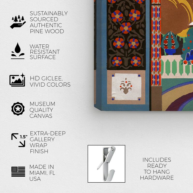 Wynwood Studio World and Countries VOLATILIA LIGNUM Brown and Dark Brown Modern & Contemporary Wall Art Canvas Print