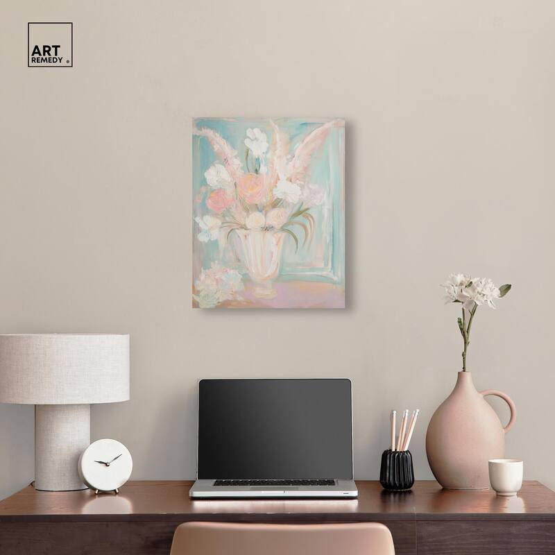 Still Life in Soft Hues II Canvas by Art Remedy, Gallery Wrapped