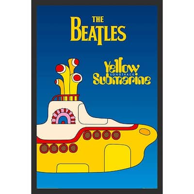 The Beatles Yellow Submarine Framed Poster - 24 x 36 Inch