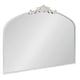 preview thumbnail 161 of 174, Kate and Laurel Arendahl Traditional Baroque Arch Wall Mirror 29x36 - White