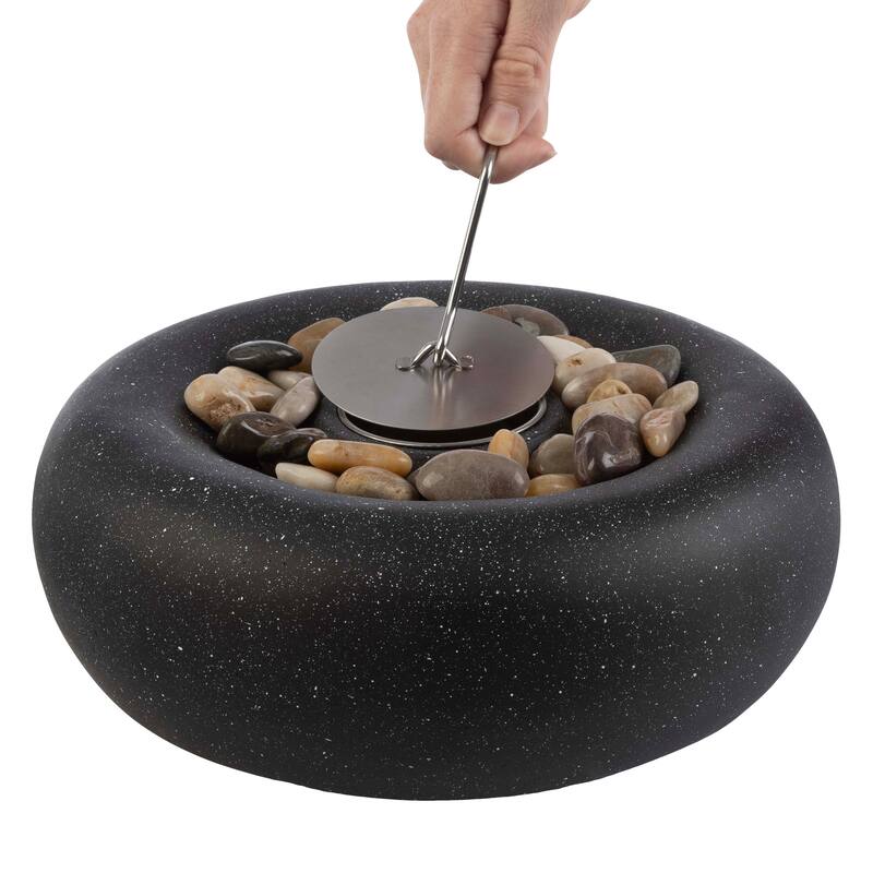 Pure Garden Bioethanol or Rubbing Alcohol Smokeless Tabletop Fire Pit