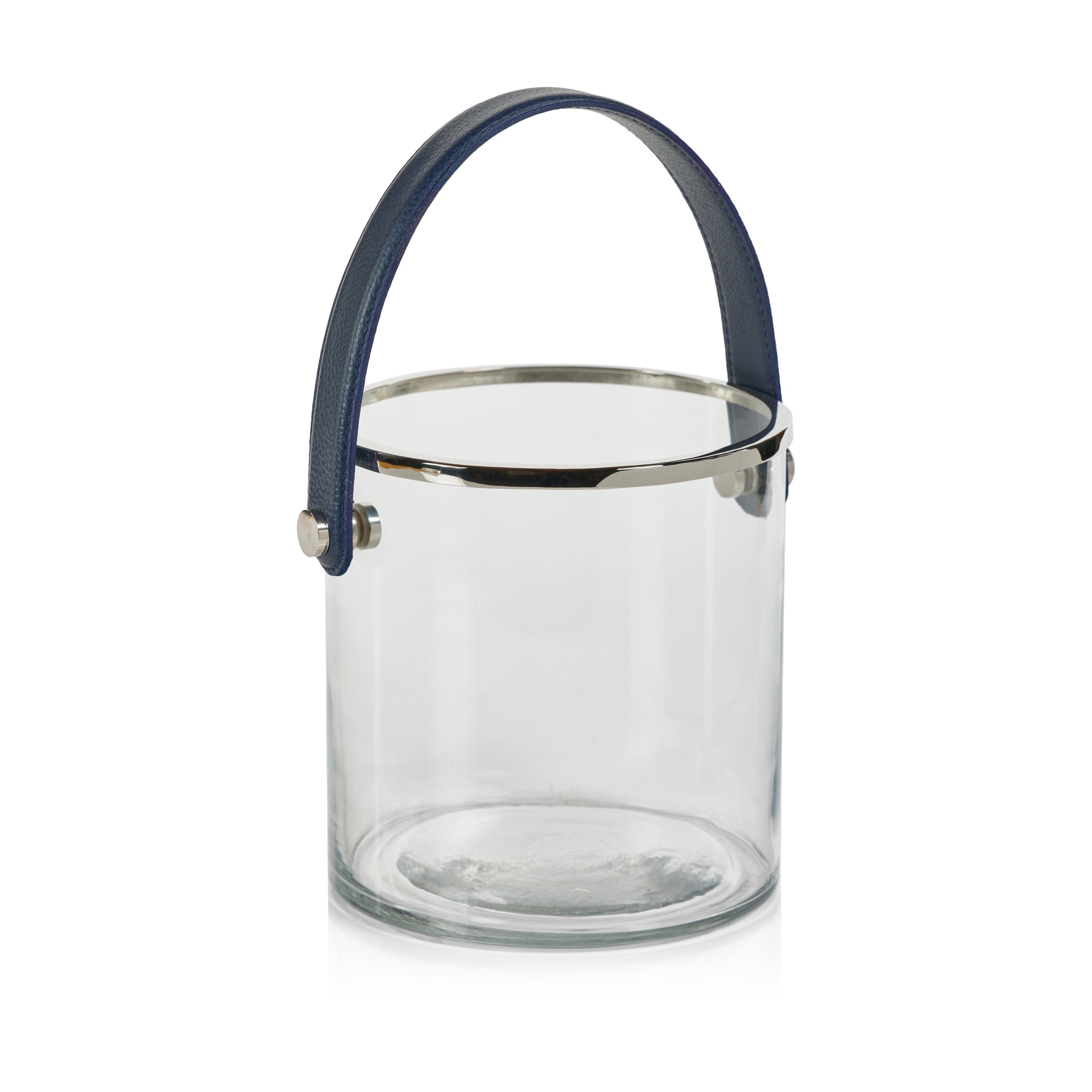 Lucena 9.5-Inch Wide Glass Ice Bucket - 9.5" x 10"