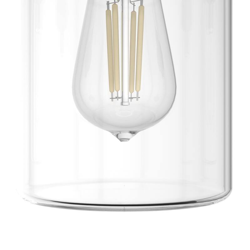 Hunter Devon Park 3-Light Linear Cluster Ceiling Light - Kitchen Island, Dining - Farmhouse, Rustic, Coastal