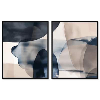 Monochrome Movement Canvas Set of 2 by Art Remedy