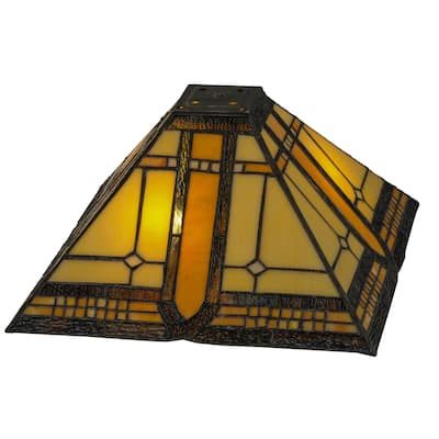 13"Sq Sierra Prairie Mission Shade