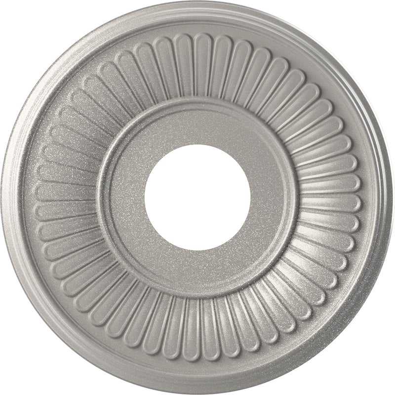 3 1/2" Inside Diameter - Berkshire Thermoformed PVC Ceiling Medallion