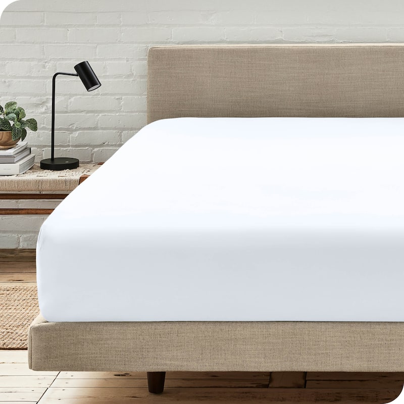 Bare Home Double Brushed Deep Pocket Fitted Sheet