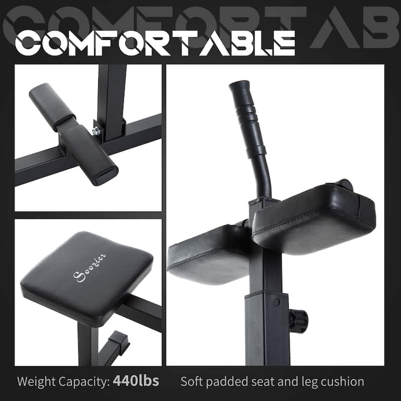 Soozier Adjustable Calf Raise Strength Training Home Gym Machine