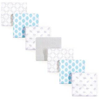 Luvable Friends Baby Cotton Flannel Receiving Blankets, Elephant 7-Pack, One Size - Elephant 7-Pack - One Size