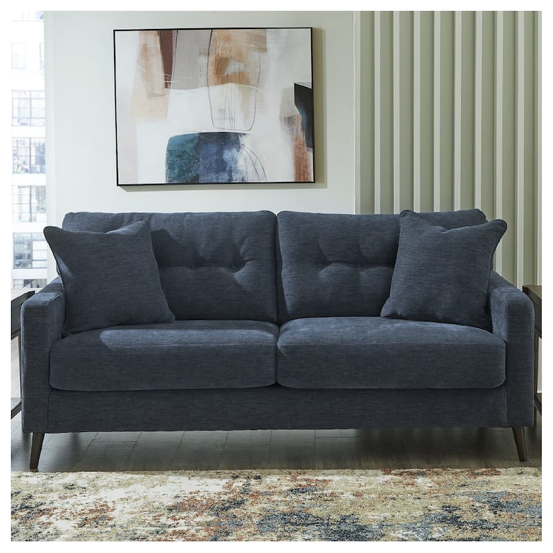 Signature Design by Ashley Bixler Sofa - 79" W x 38" D x 37" H - Navy