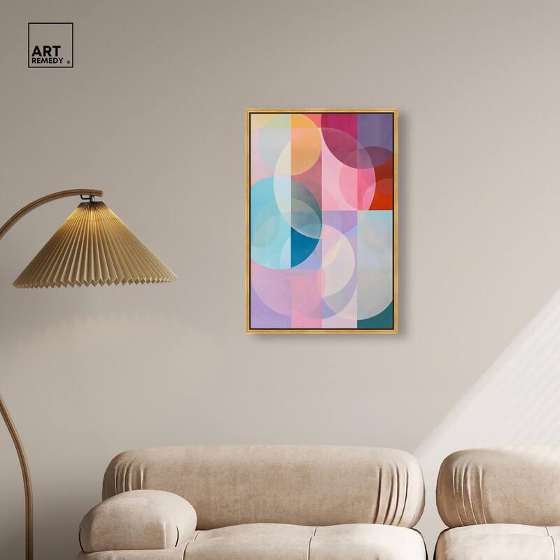 Oneiric Circles I Canvas by Art Remedy