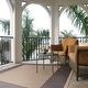 preview thumbnail 105 of 133, SAFAVIEH Courtyard Sherrie Border Indoor/ Outdoor Waterproof Patio Backyard Rug