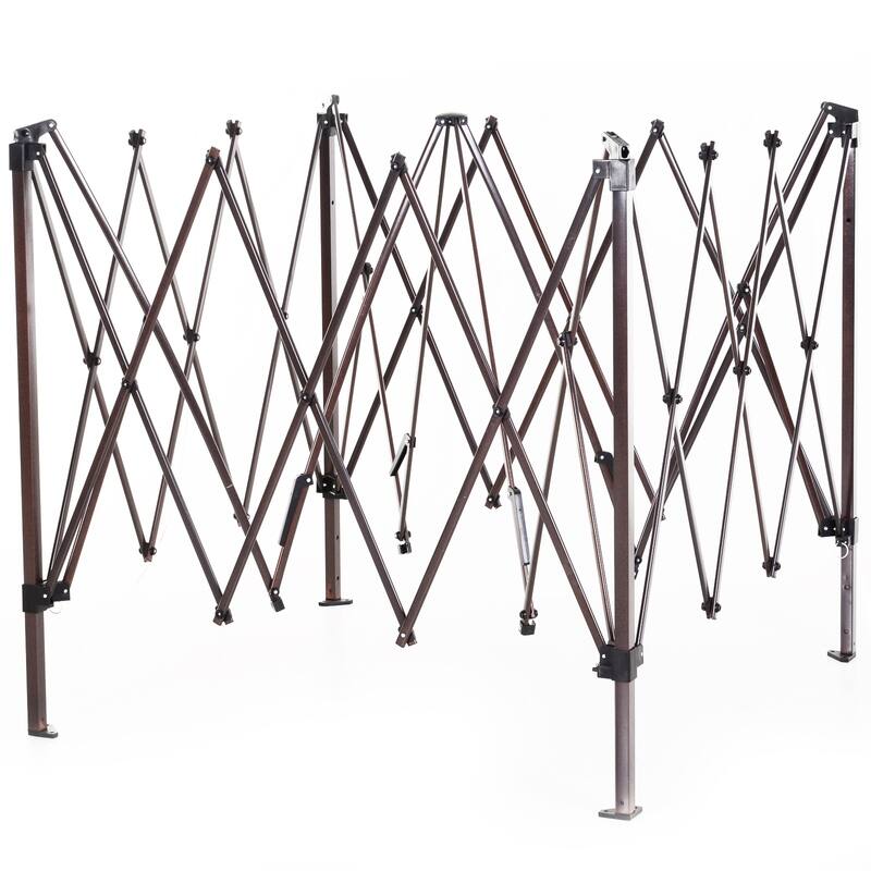 Outsunny 11' x 11' Pop Up Gazebo Canopy with 2-Tier Soft Top, and Removable Zipper Netting, Event Tent with Storage Bag