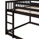 preview thumbnail 33 of 48, Floor Bunk Bed with Movable Storage Cabinet, Include 4 Storage Drawers and 3 Shelves, Solid Wood Bunkbeds Frame for Kids Teens