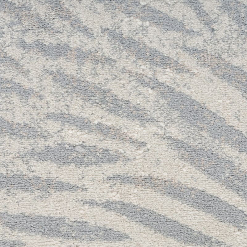 Nourison Lillian Indoor only Cream / Ivory Abstract Area Rug - 5' 3" x 7' 3" - Ivory/Grey - 5' 3" x 7' 3" - Rectangle