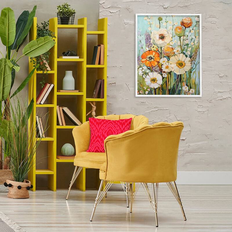 Stupell Woodland Inspiration Florals Framed Giclee Art Design By Franklyn Gregory