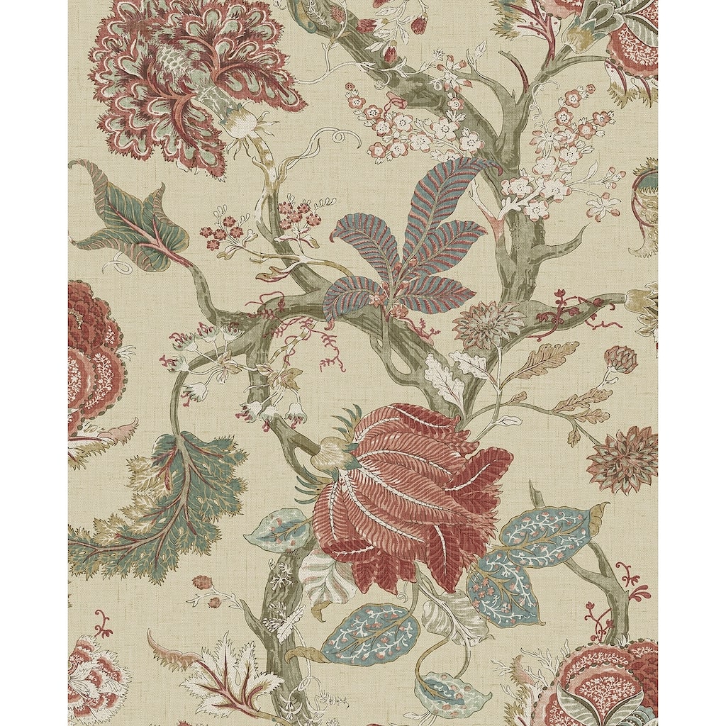 Harry & Grace Jacobean Trail Premium Matte Non-Woven Peel and Stick Wallpaper