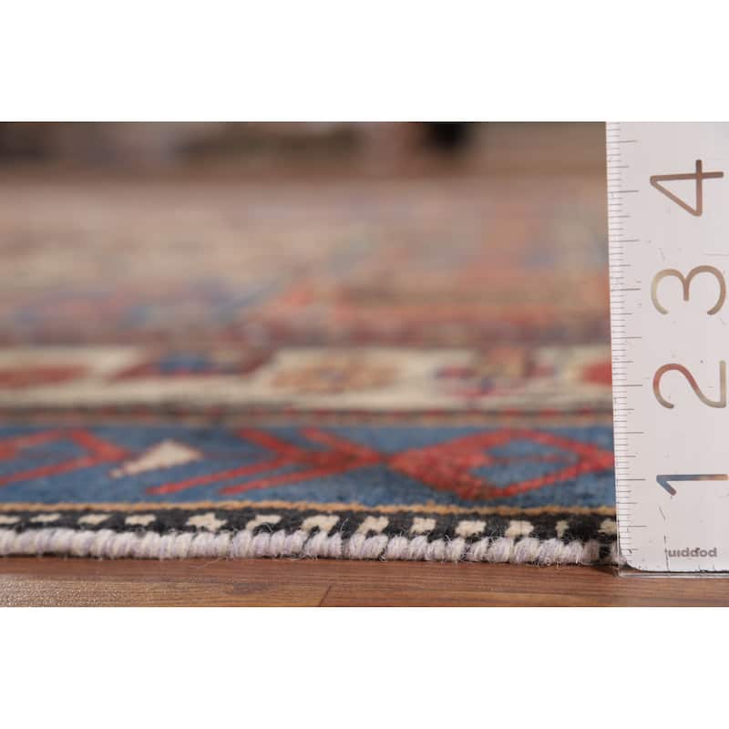 Garden Design Bakhtiari Vintage Persian Rug Handmade Wool Carpet - 6'10" x 9'4"