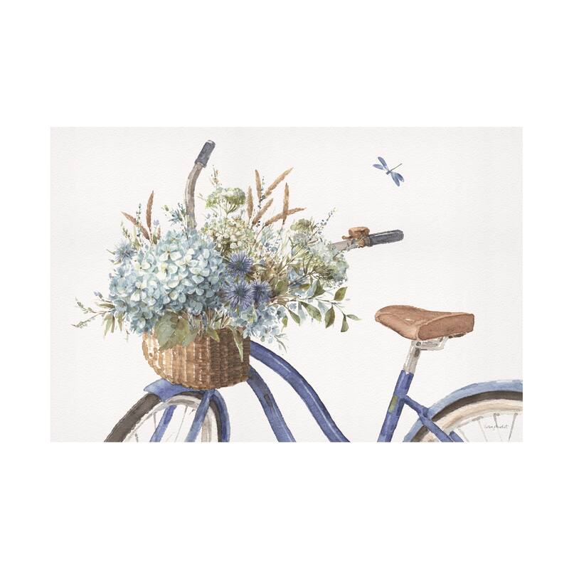 Lisa Audit 'Bohemian Blue 08 Landscape' Canvas Art