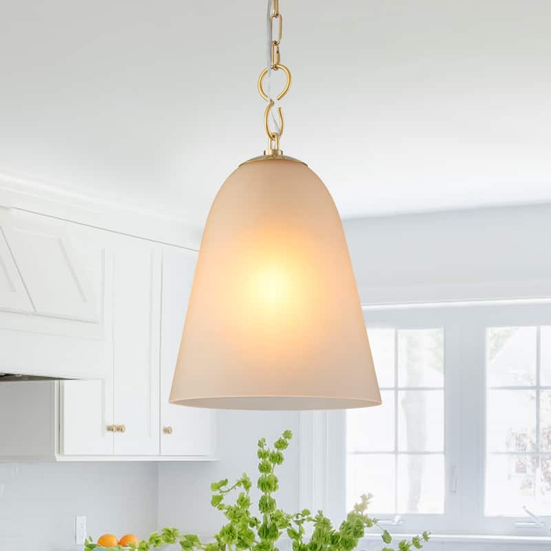 Modern Champagne Bell Pendant Light Lighting for Kitchen Island - Dia. 11 inch