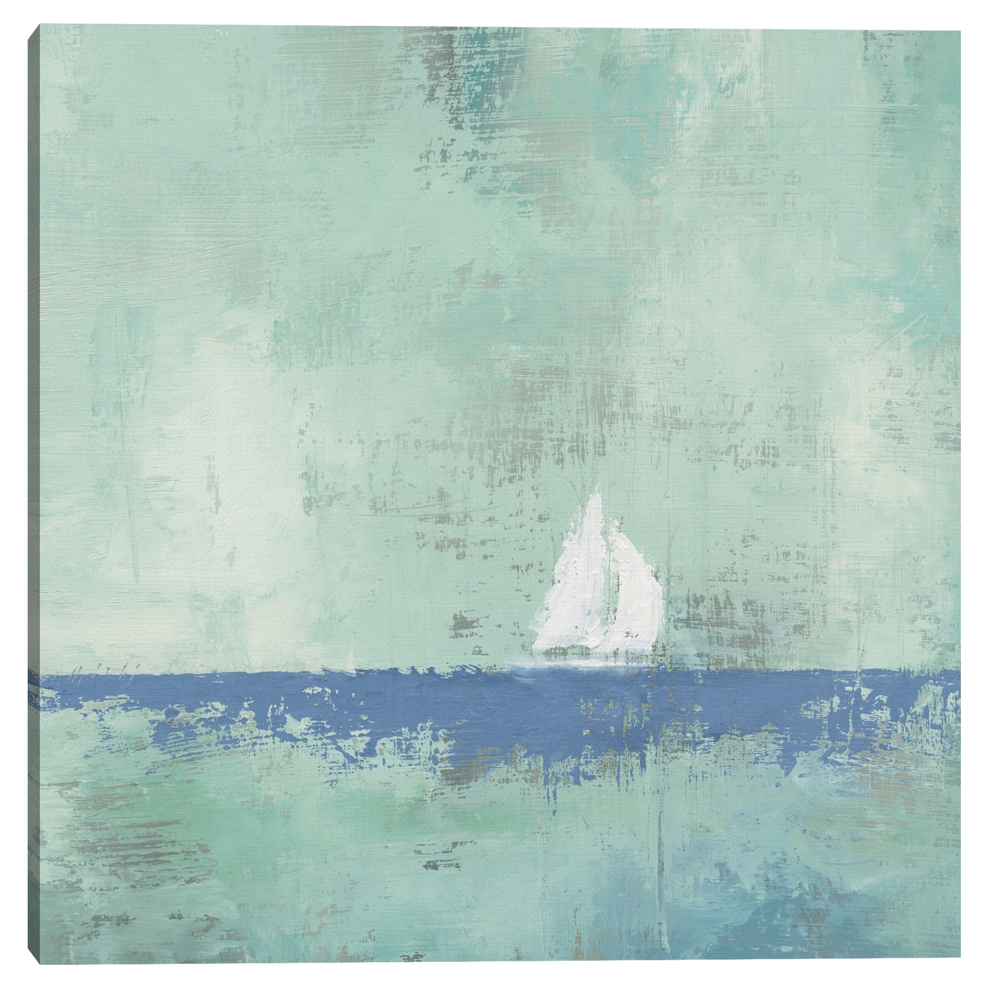Sailboat Dream Square by James Wiens Canvas Art Print