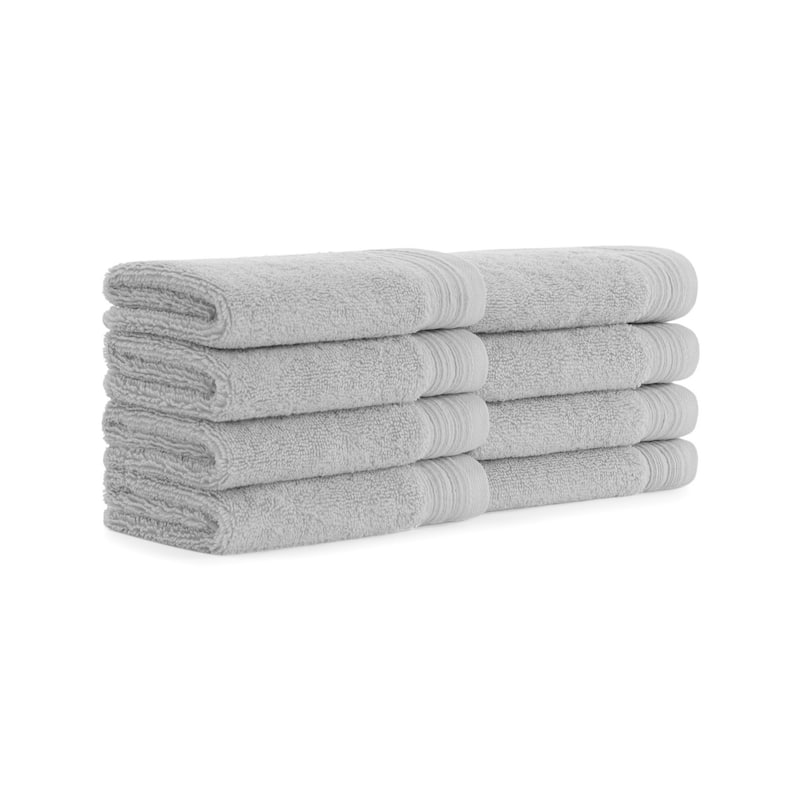 Aston & Arden Anatolian Turkish Towel Collection - Washcloth - Light Grey